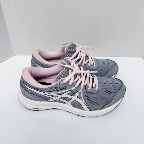 Asics Shoes - ASICS - Gray and Pink Gel Contend 7